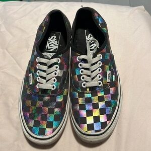 Sparkling Vans - Size 7.5 USA women